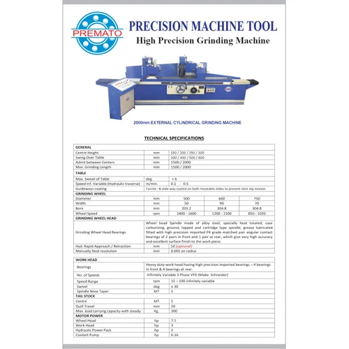 Cnc Surface Grinding Machine - Feature: High Performance