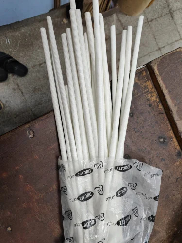 Silicone Glass Tube - Color: White