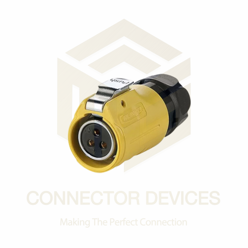 LP20 500V 20A 3Pin Female Plug IP67 Waterproof Power Connector Plastic+Metal Shell Solder Terminal