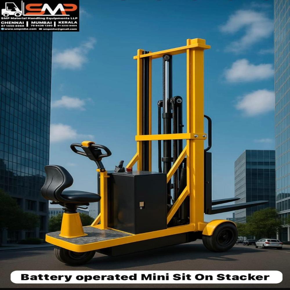 BATTERY OPERATED SIT ON STACKER