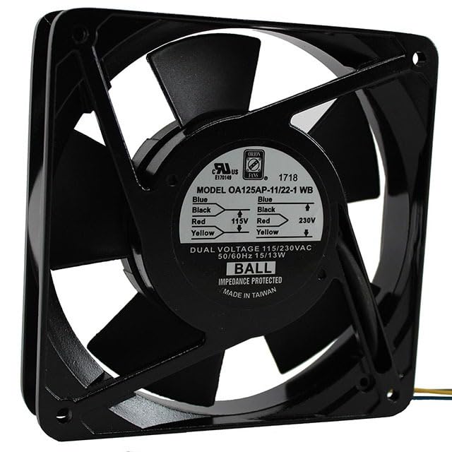 ORION FAN OA125AP Axial Fan 115/230V~50/60Hz 15/13W DC Brushless Air Cooling Fan 2900 RPM 120 * 120 * 25mm 4Wire (Metal)