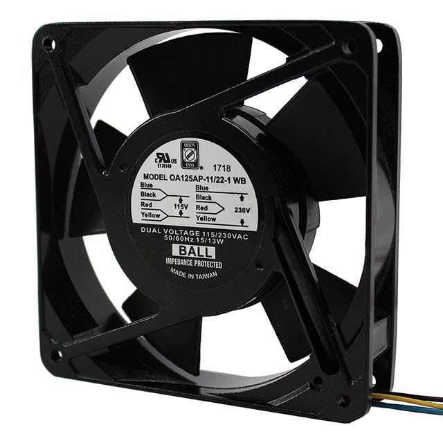 ORION FAN OA125AP Axial Fan 115/230V~50/60Hz 15/13W DC Brushless Air Cooling Fan 2900 RPM 120 * 120 * 25mm 4Wire (Metal)