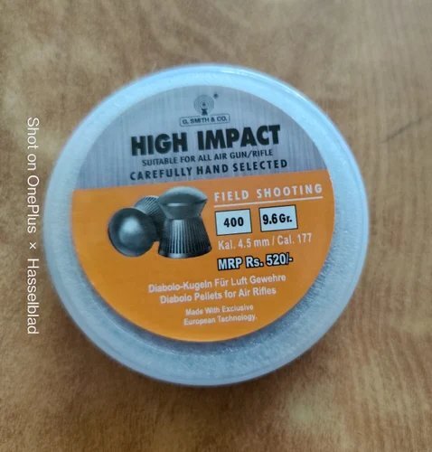 High Impact Pellets - Color: Black