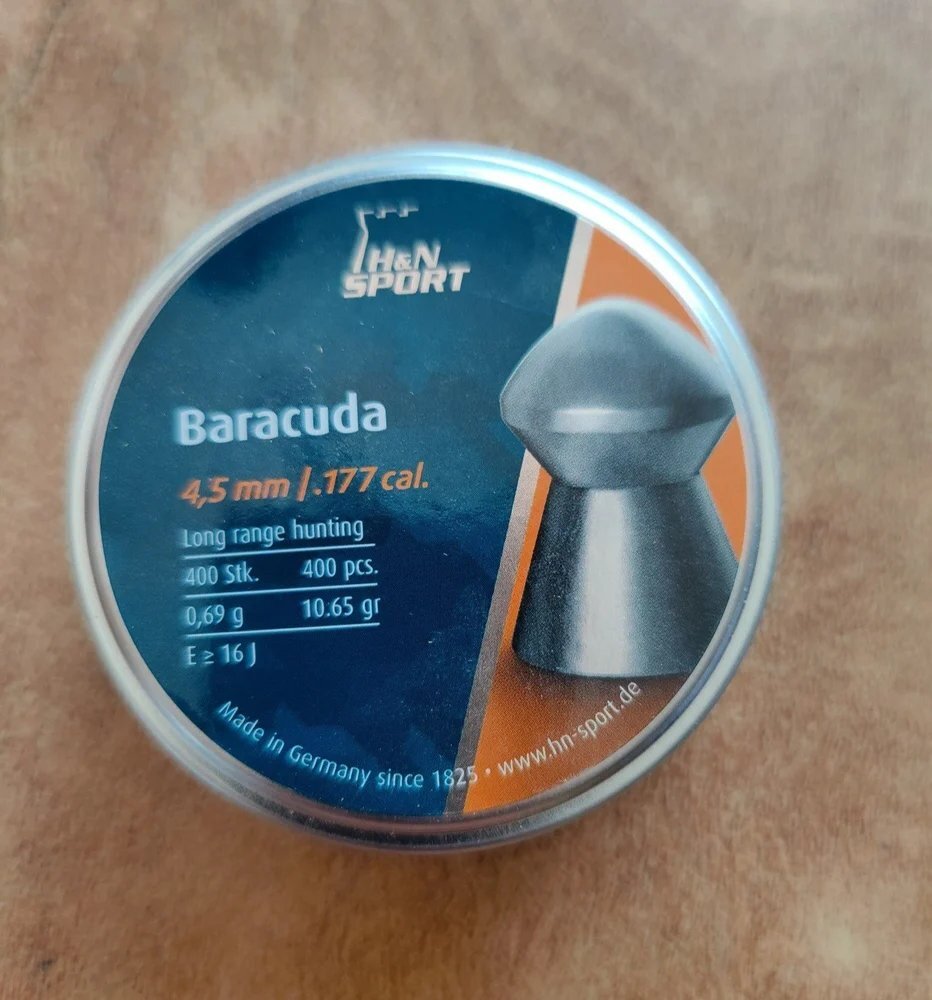 04_Baracuda Power Caliber Pellet - Color: Black