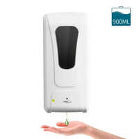 Touchless Sensor Liquid Dispenser Hotel Office Hospital Home - Color: White