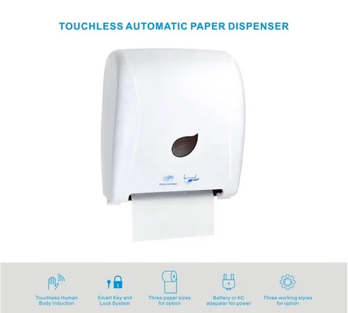Automatic Multifold Paper Towel Dispensers - Color: White