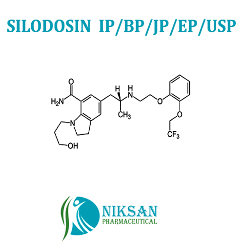 Silodosin - C25h32f3n3o4, Cas No: 160970-54-7 | 99% Pure, 8mg Dosage For Enlarged Prostate Treatment, White To Off-white Powder