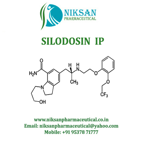 Silodosin - C25h32f3n3o4, Cas No: 160970-54-7 | 99% Pure, 8mg Dosage For Enlarged Prostate Treatment, White To Off-white Powder