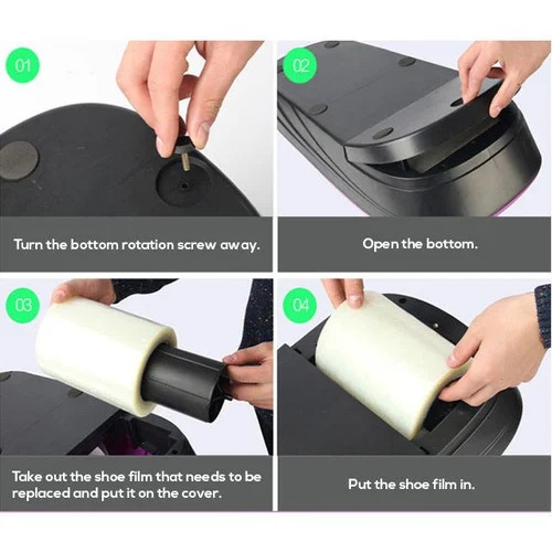 Disposable Clear Breathable Film Roll For Automatic Shoe Dispenser Machine - Color: White