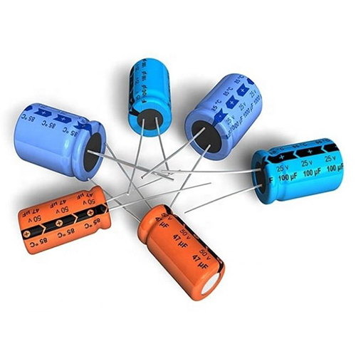 Round Electric Capacitor