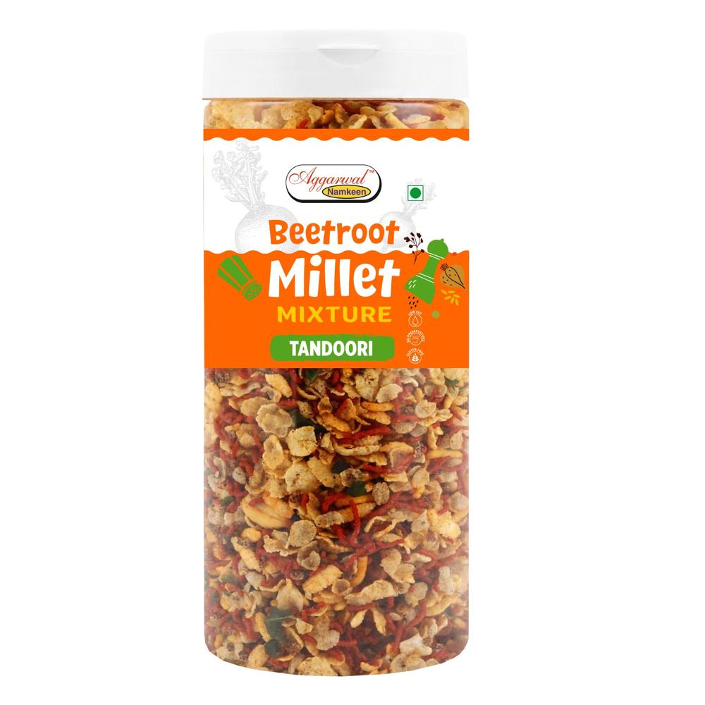 Beetroot Millet Mixture Sriracha - Vegan-Friendly Snack Blend | Flavorful Plant-Based Concoction for Versatile Culinary Uses