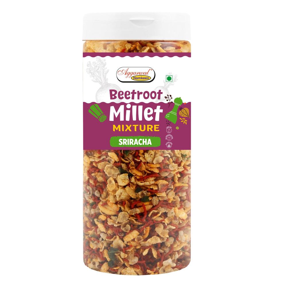 Beetroot Millet Mixture Tandoori - Vegan-Friendly Snack, 6 Months Shelf Life , Spicy Flavor with Tandoori Notes for Versatile Applications