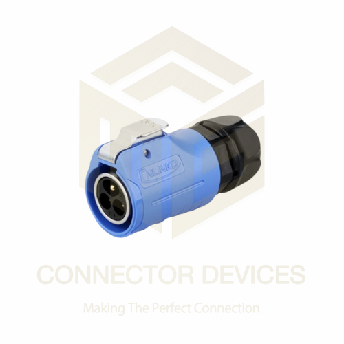 LP20 20A 3Pin Male Plug IP67 Waterproof Power Connector Plastic+Metal Shell Solder Terminal