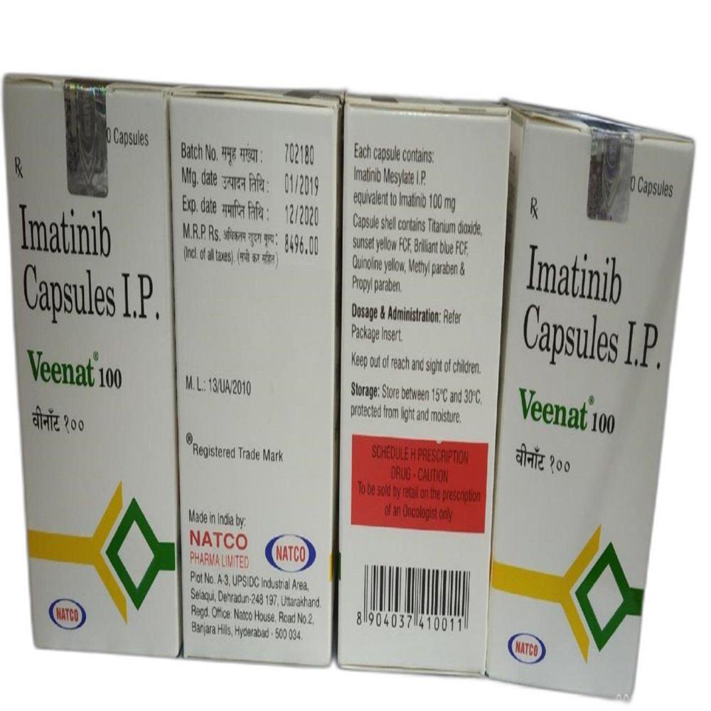 Veenat-100 Imatinib 100 Mg Capsule