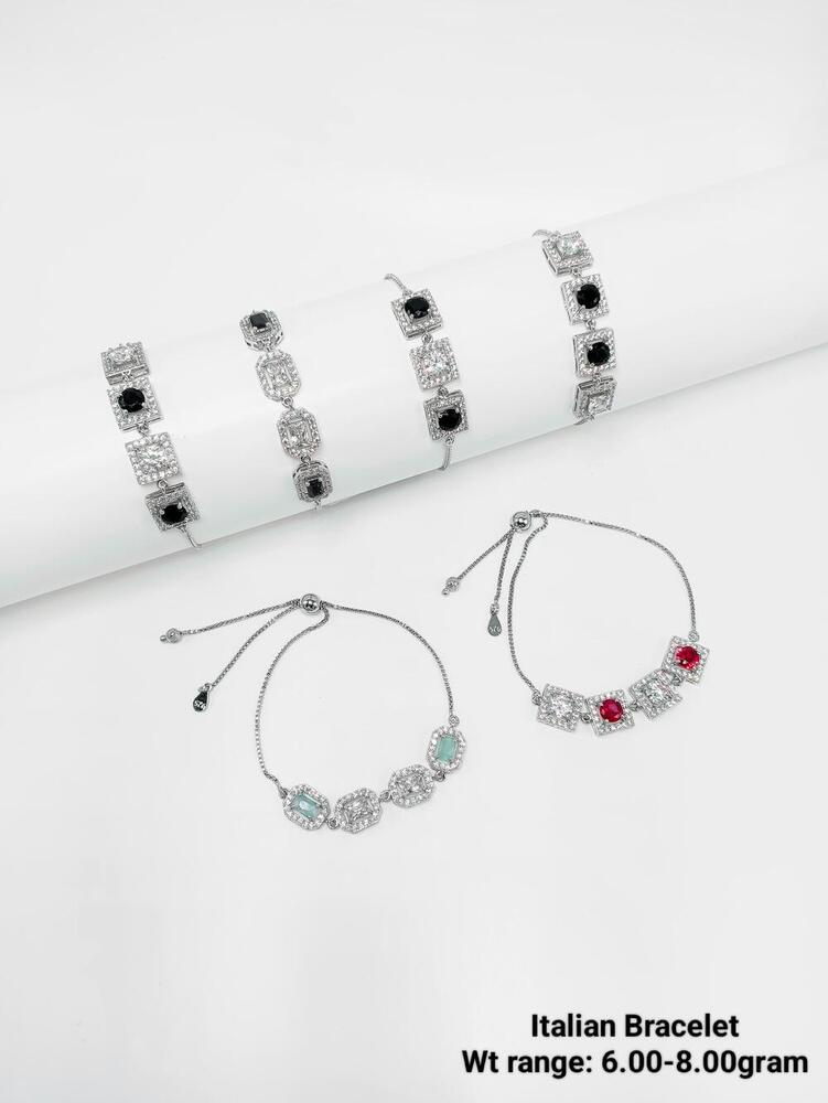 92.5 Silver Italian Bracelet