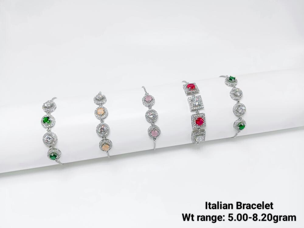 92.5 Silver Italian Bracelet
