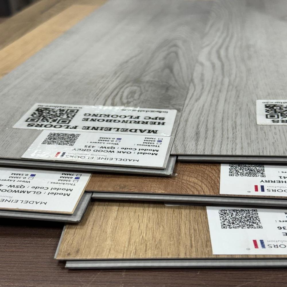 Luxury Vinyl Spc Flooring With Uniclic Technology - Color: Multi Colour
