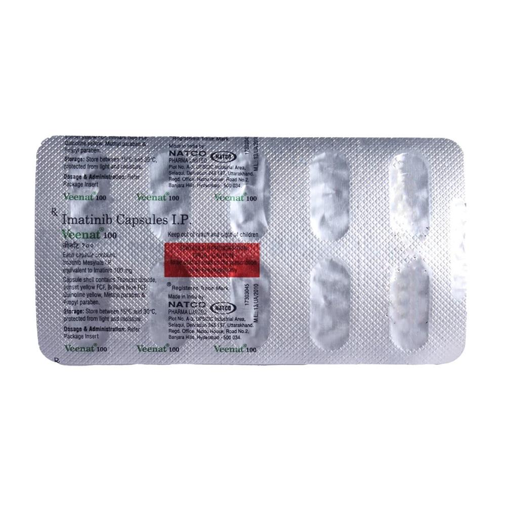 Veenat-100 Imatinib 100mg Capsules