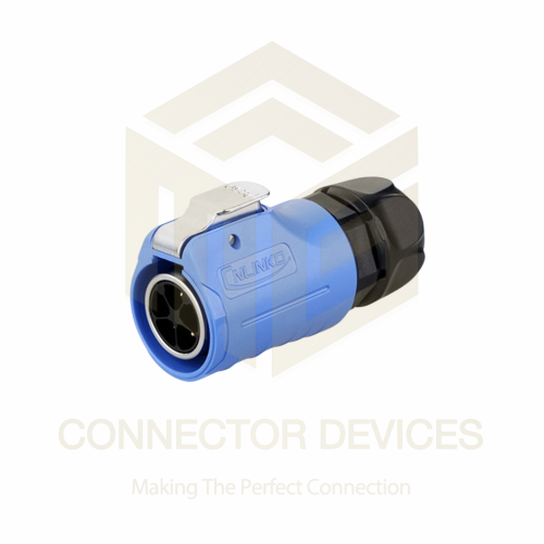 LP20 10A 5Pin Male Plug IP67 Waterproof Power Connector Plastic+Metal Shell Solder Terminal