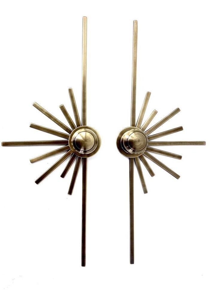 Brass Door Handle - Coating Type: Powder Coated