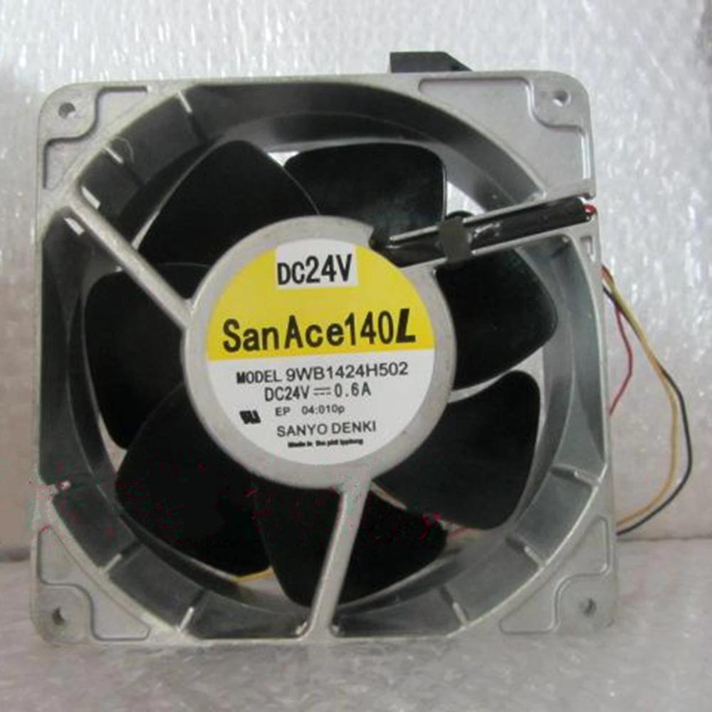 SANACE 9WB1424H502 24V 0.6A For SANYO San Ace 140L New cooling fan