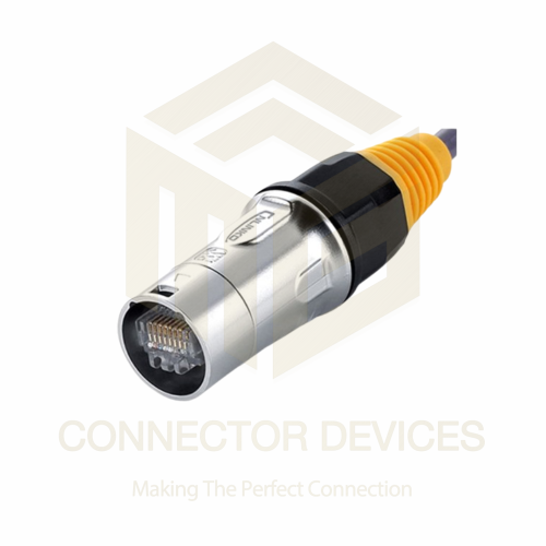 YT-RJ45 Series RJ45 Snap-Fastener Male Plug IP65 Waterproof Ethernet Connector