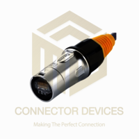 Yt-rj45 Series Rj45 Snap-fastener Male Plug Ip65 Waterproof Ethernet Connector