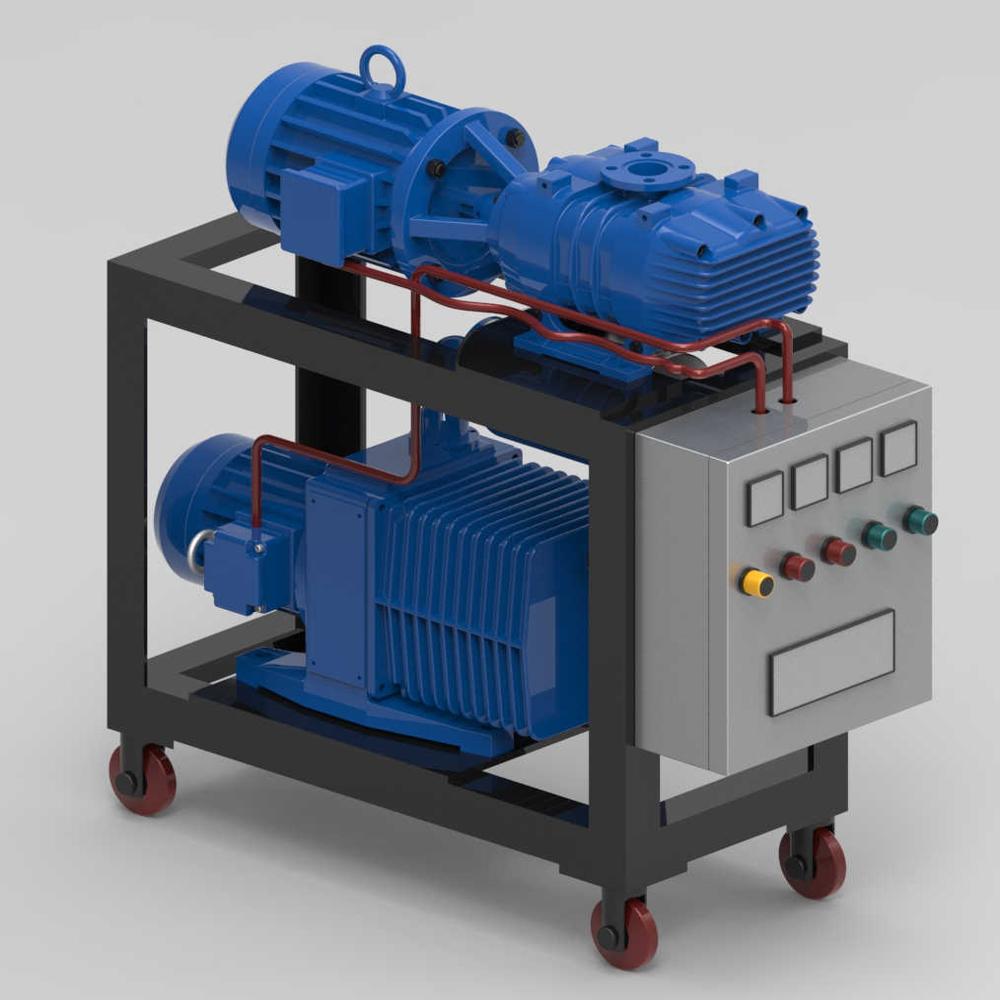 PARAG Vacuum Sizing 0.1Torr Three Stage Efficient Vacuum Booster