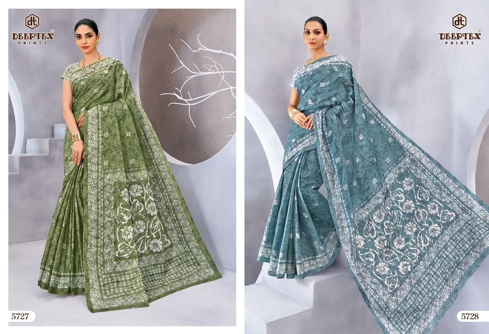 Deeptex Mother India Vol-57  Cotton Saree