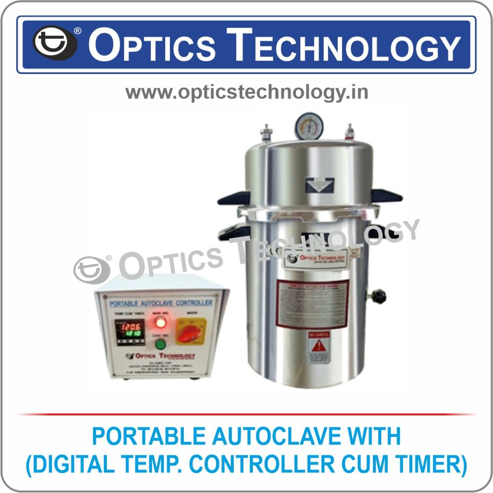 PORTABLE AUTOCLAVE ( WITH DIGITAL TEMP. CONTROLLER CUM TIMER )