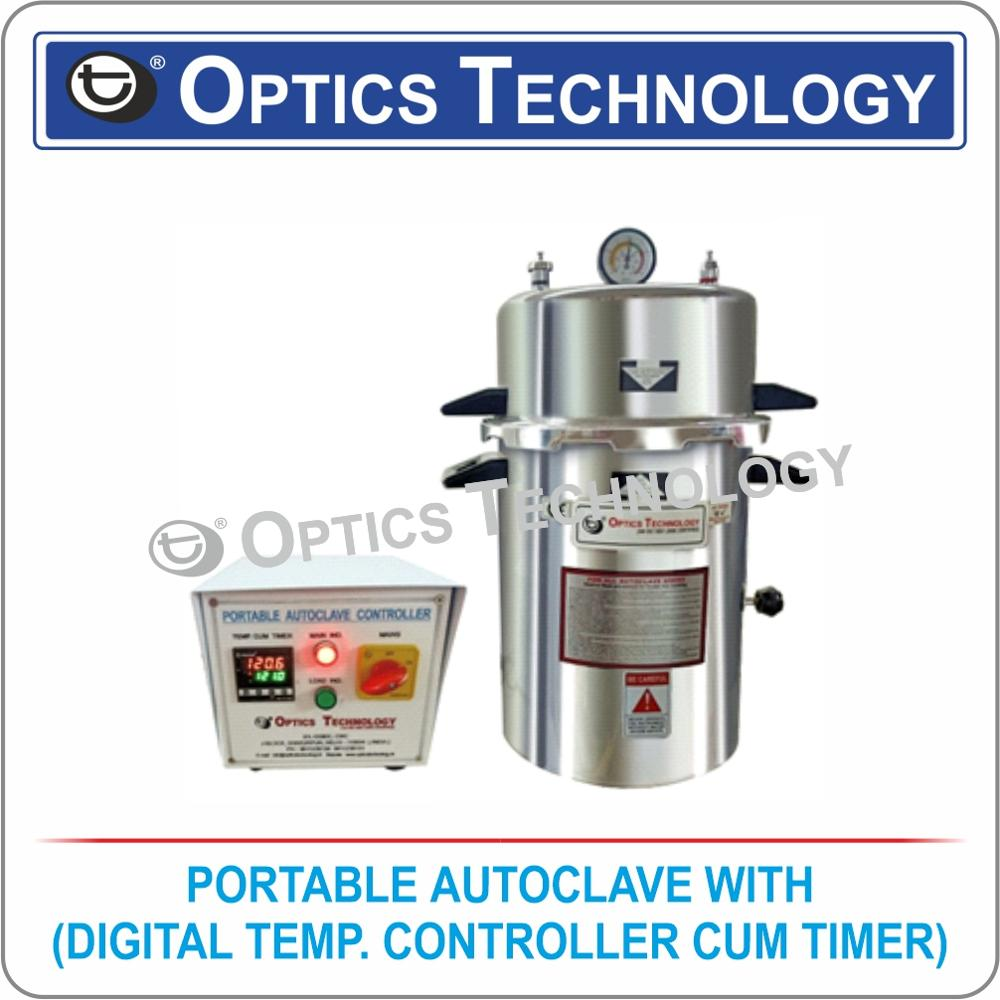 PORTABLE AUTOCLAVE ( WITH DIGITAL TEMP. CONTROLLER CUM TIMER )