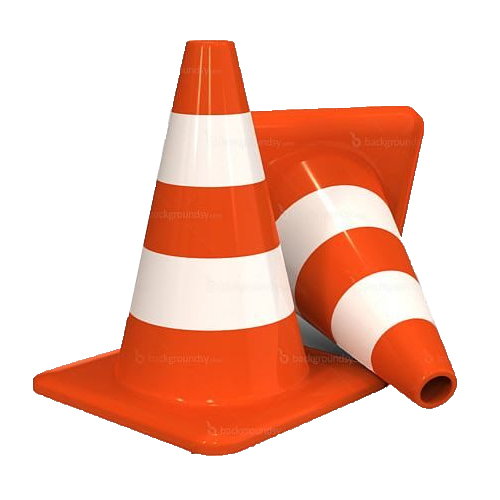 Sundigital Sdc01 Traffic Cones - Color: Orange & White