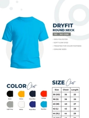 Round neck plain t shirt