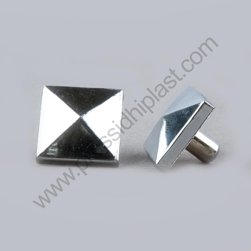 Pyramid Cap Silver |Decorative Cover Cap | Modular Furniture Cap |Wardrobe Decorative Hardware