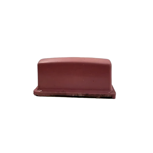 Rectangular Rubber Printing Pad - Color: Red