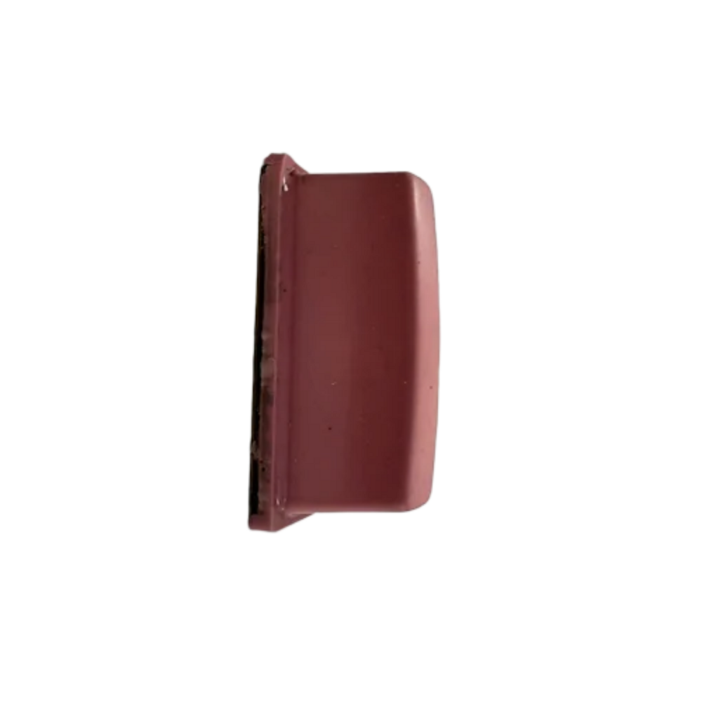 Rectangular Rubber Printing Pad - Color: Red