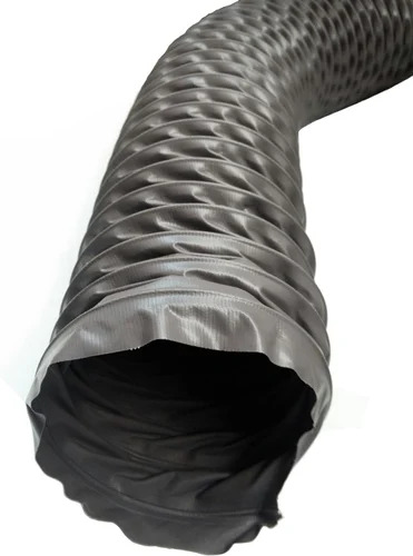 Pvc Flexible Air Duct - Color: Black