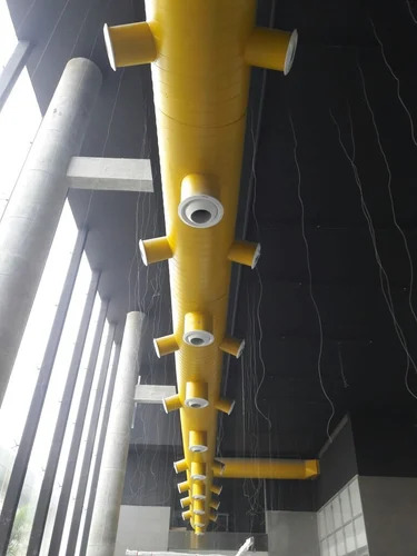 Spiral Round Air Duct System - Color: Yellow
