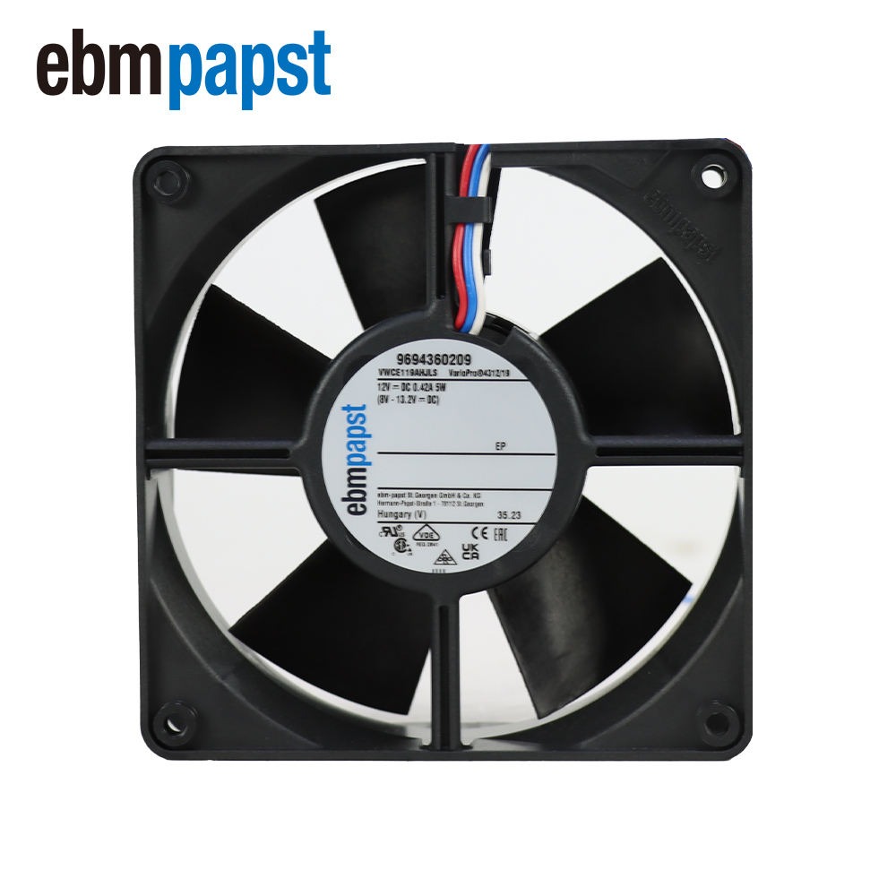 ebmpapst 4312/19 12V DC 119x119x32mm 12cm 5W 2800RPM Cabinet Inverter Compact Axial Cooling Fans