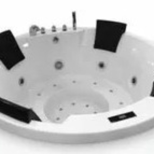 Appollo Mega 6x6 Ft. Round Bath Tub - Color: White