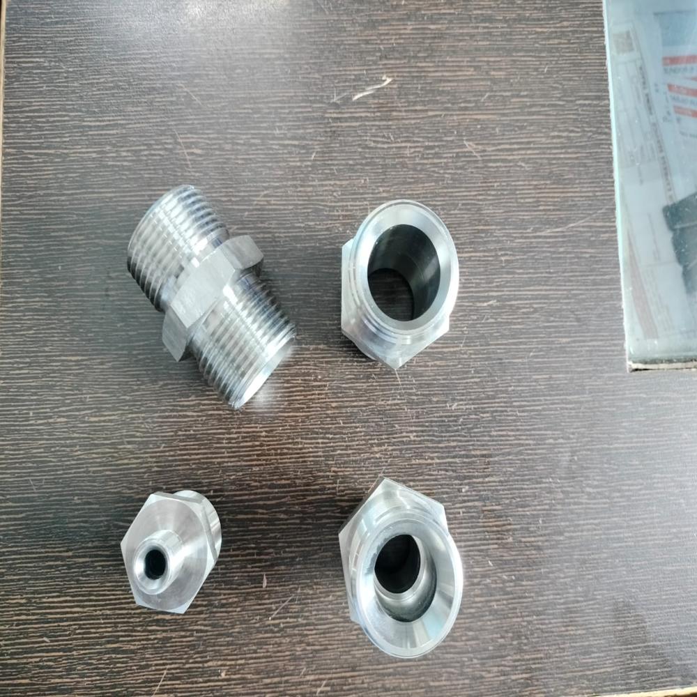 Hex Nipple - Stainless Steel, Various Dimensions, Silver | Male Threaded, Corrosion Resistant, Durable, Easy Installation, Industrial Use