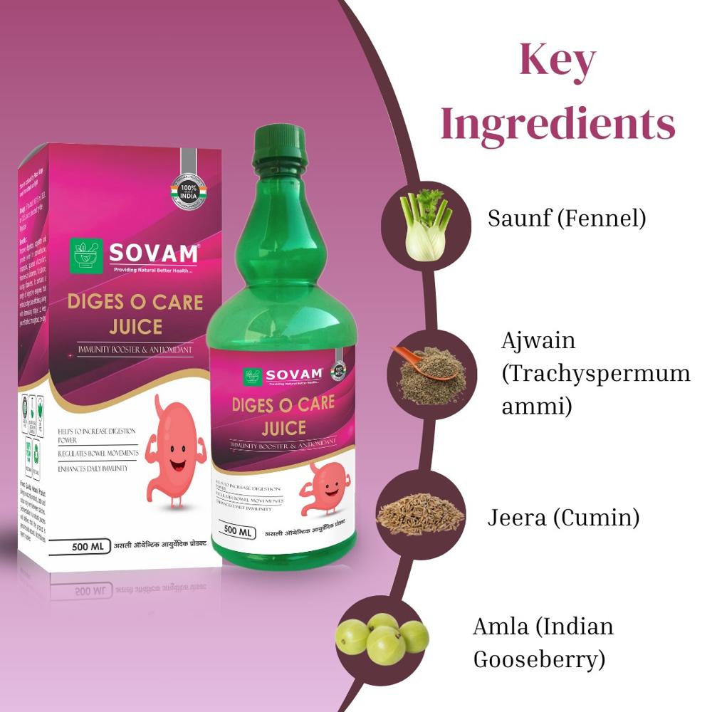 Diges-0-Care juice ayurvedic digestion tonic