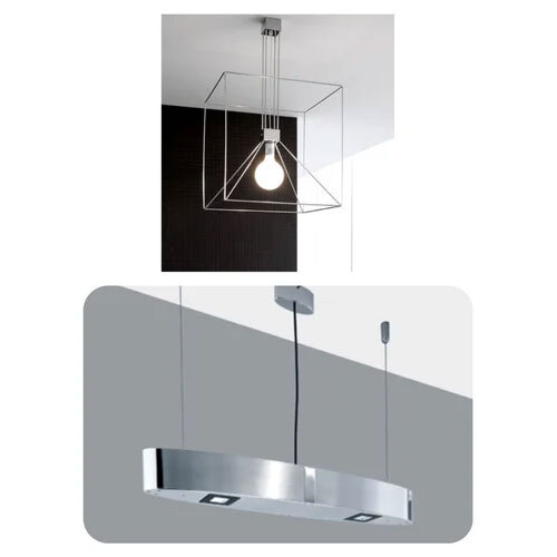 Pipe And Wire Hanging System - Color: Silver