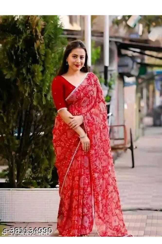 Women Fancy Saree Regular Wear - Feature: Breathable