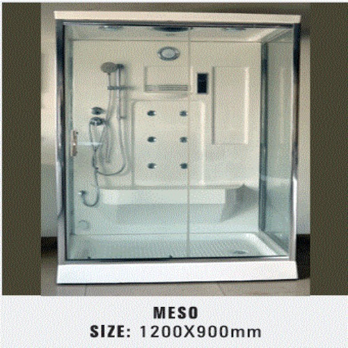 White Steam Room - Shape: Rectangular