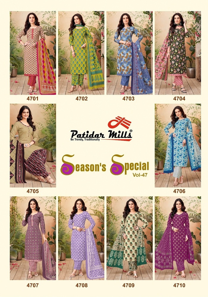 Patidar Season Special Vol-47  Dress Material