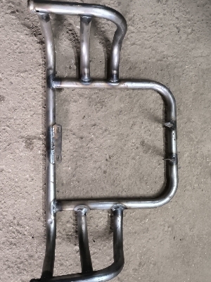 Bullet Leg Guard - Color: Black Nd Silver