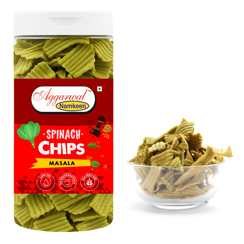 Spinach Masala Chips