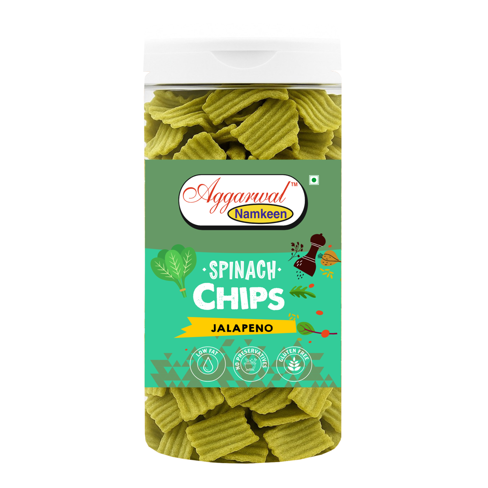 Spinach Jalapeno Chips