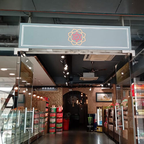 Ceiling Mounted Sign Board - Application: Commercial